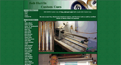 Desktop Screenshot of bobharriscustomcues.com